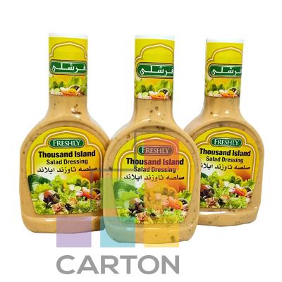 FRESHLY THOUSAND ISLAND SALAD DRESSING 3* 473 ML
